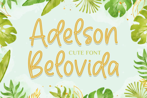 Adelson Belovida: A Playful Script Font