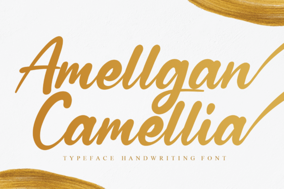 Amellgan Camellia: A Handwritten Font for Elegant Design