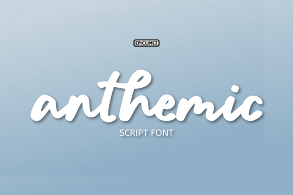 Anthemic: A Bold Script Font for Digital Marketing