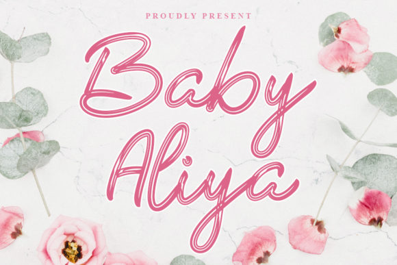 Baby Aliya Font: Elegant Script for Editorial Design
