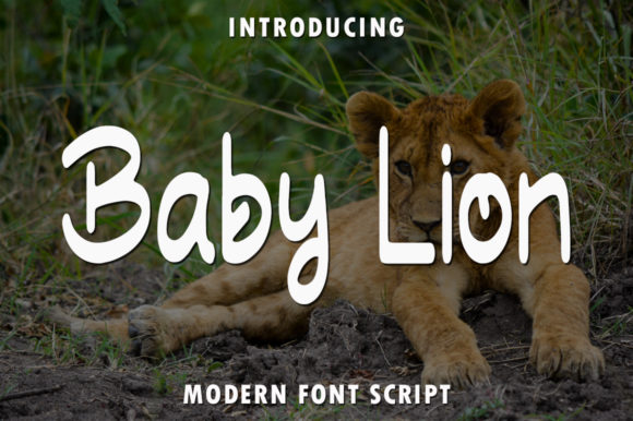 Baby Lion Font: Elegant Script for Web Design