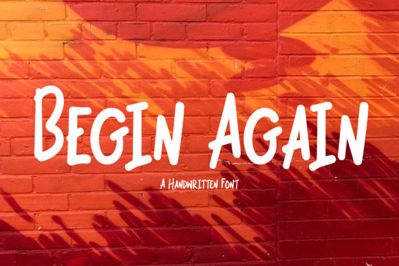 Begin Again Font for Web Design