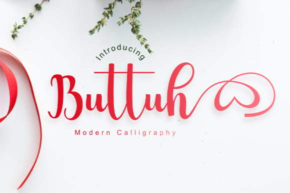 Buttuh: A Flowing Script for Editorial Elegance