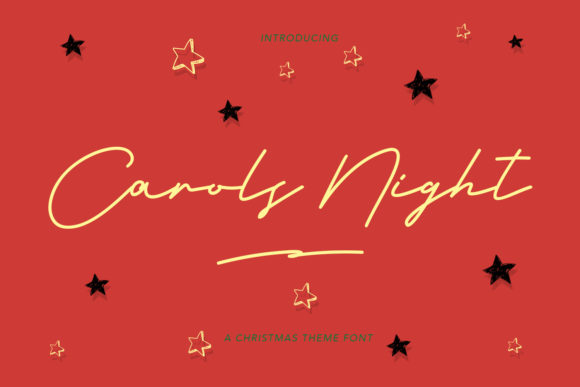 Carols Night: A Festive Font for Business