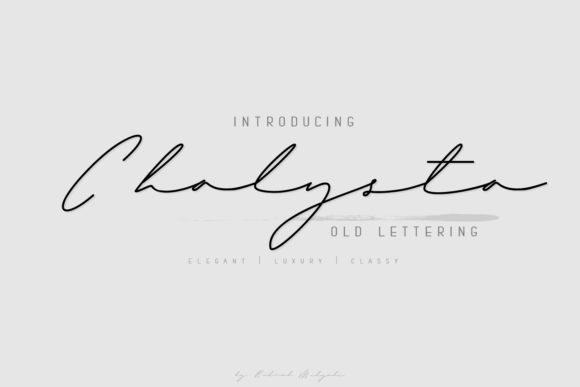 Chalysta: A Web Designer's Review of This Flowing Handwritten Font
