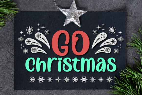 Go Christmas Font for Creative Design
