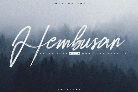 Hembusan: A Handwritten Typeface for Campaign Visuals