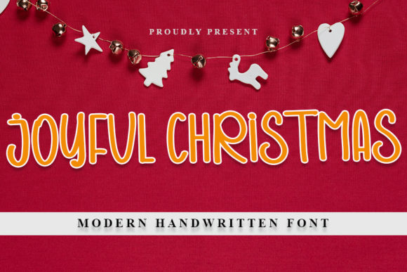 Joyful Christmas Font for Festive Design
