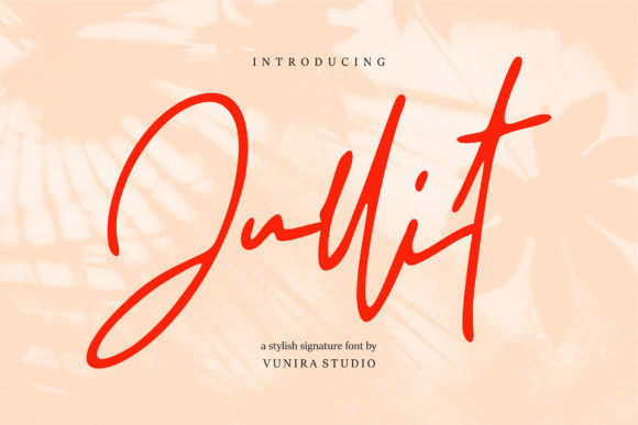 Jullit: A Handwritten Font for Polished Branding
