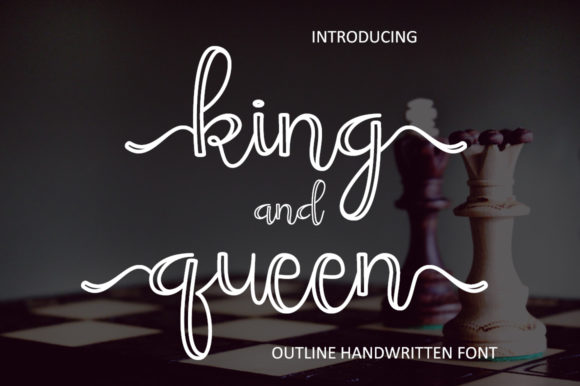 King and Queen: A Romantic Script Font
