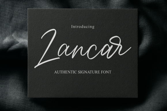 Lancar: A Modern Handwriting Font for Crafters