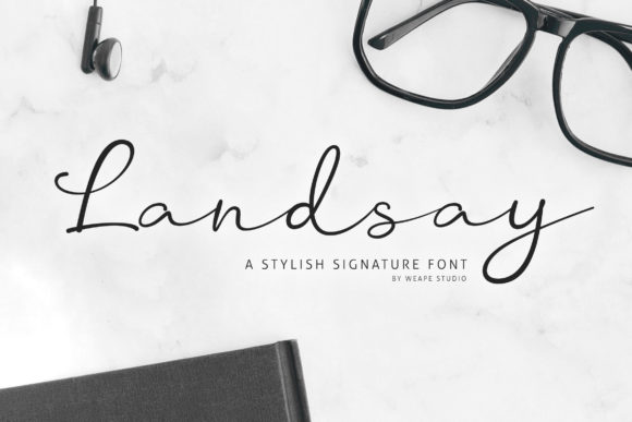 Landsay: A Stylish Calligraphy Font