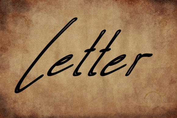 Letter: A Handwritten Font for Impactful Design