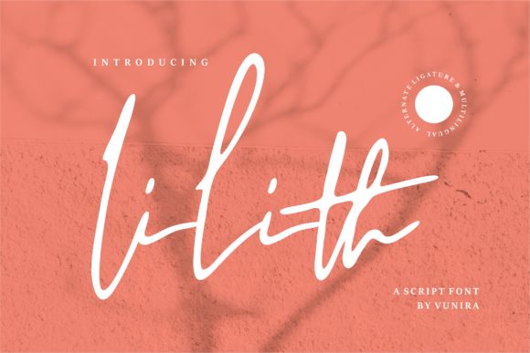 Lilith: A Timeless Handwritten Font