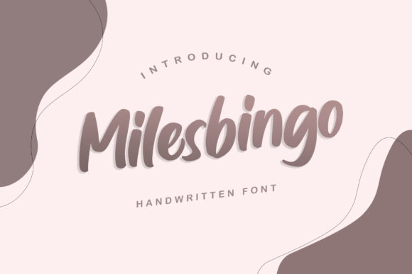 Milesbingo: A Font That Elevates Small Business