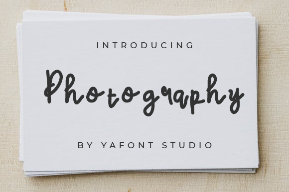 Photography: A Font That Captures the Moment