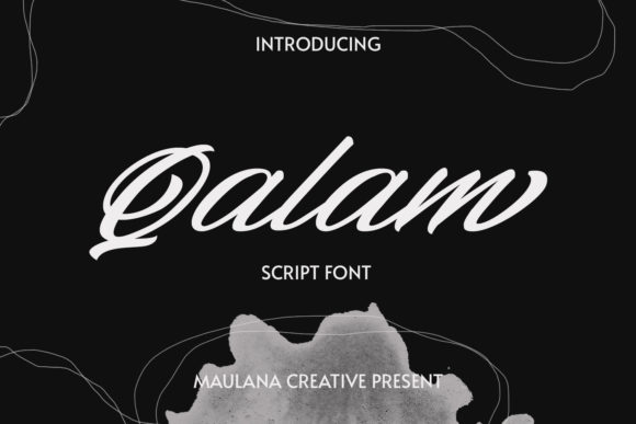 Qalam: A Handwritten Font for Creative Makers