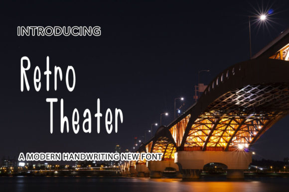 Retro Theater Font for Business