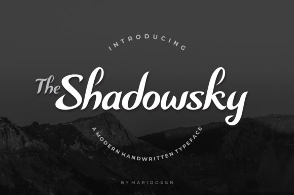 Shadowsky Font for Web Design