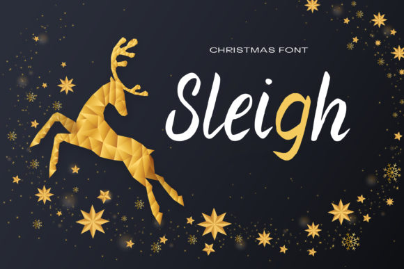 Sleigh Font: Romantic Calligraphy for Your Brand Identity