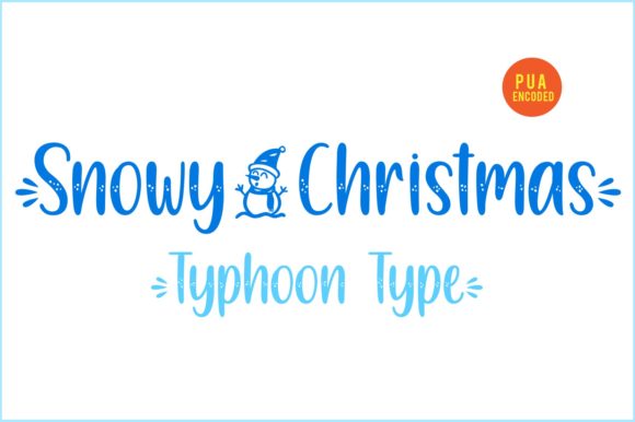 Snowy Christmas Font Review