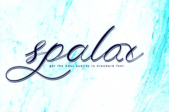 Spalox: A Script Font for Elegant Design