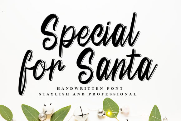 Special for Santa: A Holiday Font for Creative Projects