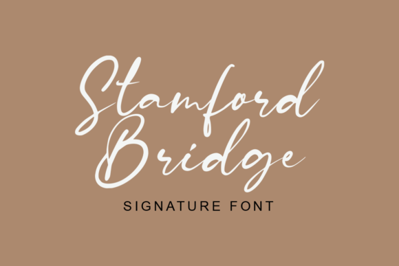 Stamford Bridge Font for Creative Makers