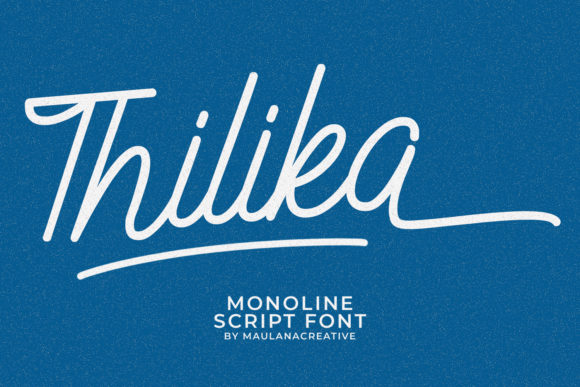 Thilika: A Stylish Script Font