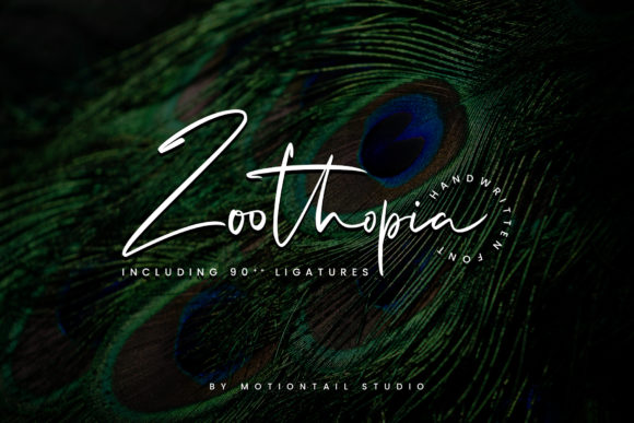 Zoothopia: A Handwritten Font for Creative Marketing